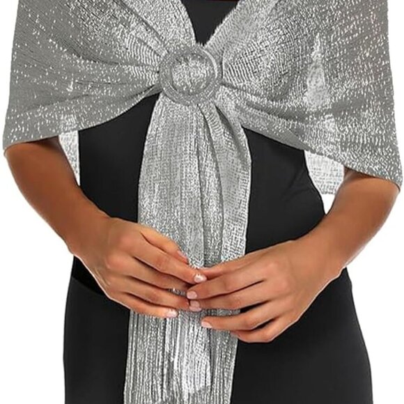Accessories - Shawls and Wraps for Evening Dresses Shawl Wraps for Women with Buckle for Eveni